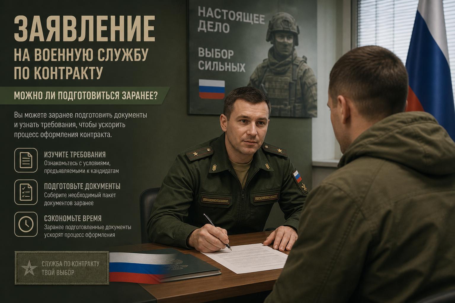Заявление на военную службу по контракту. Можно ли подготовиться заранее Заявление на военную службу по контракту. Можно ли подготовиться заранее