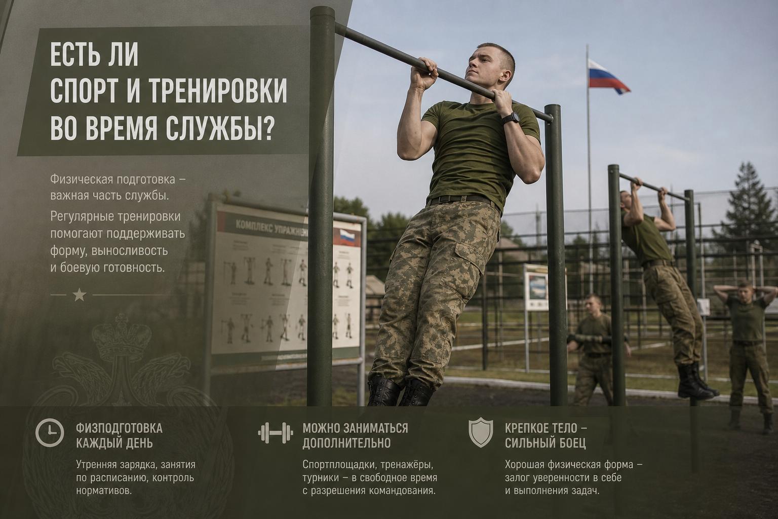 Есть ли спорт и тренировки во время службы. Можно ли заниматься спортом на службе дополнительно Есть ли спорт и тренировки во время службы. Можно ли заниматься спортом на службе дополнительно