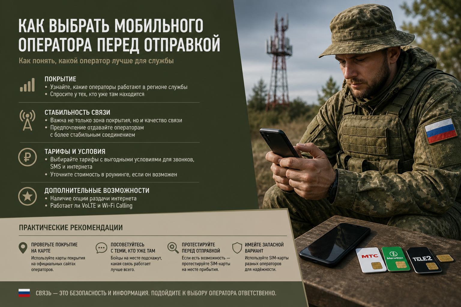 Как выбрать мобильного оператора перед отправкой. Как понять, какой оператор лучше для службы Как выбрать мобильного оператора перед отправкой. Как понять, какой оператор лучше для службы
