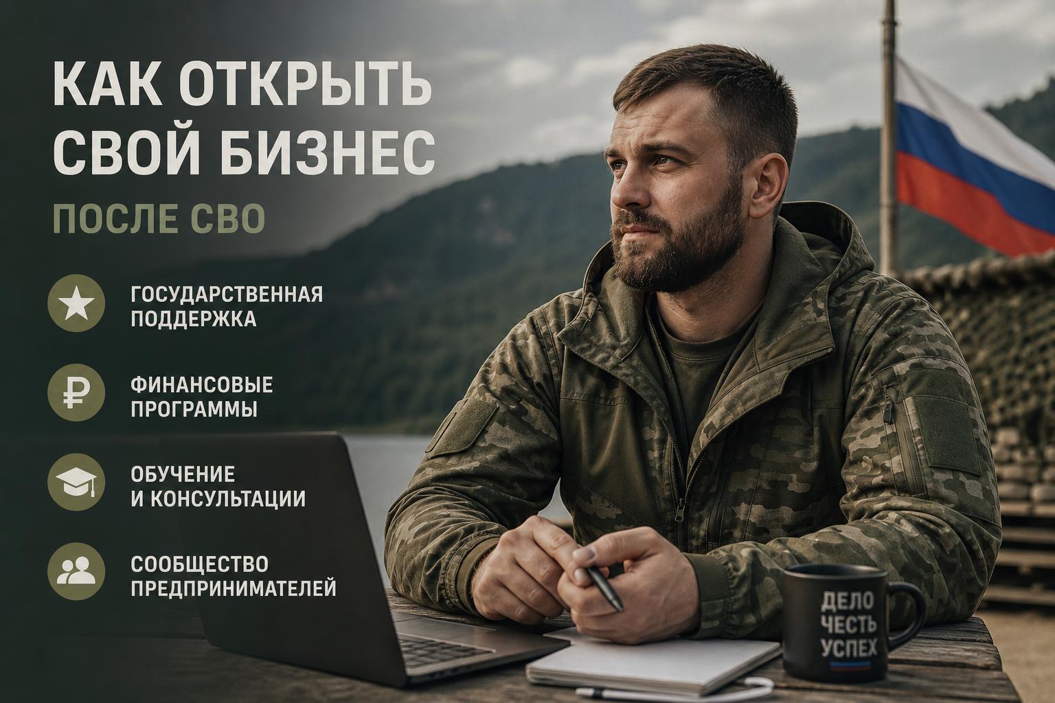 Как открыть бизнес после СВО: с чего начать, где не потерять деньги и как получить поддержку