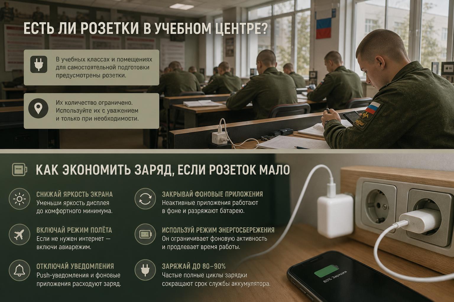 Есть ли розетки в учебном центре. Как экономить заряд, если розеток мало Есть ли розетки в учебном центре. Как экономить заряд, если розеток мало