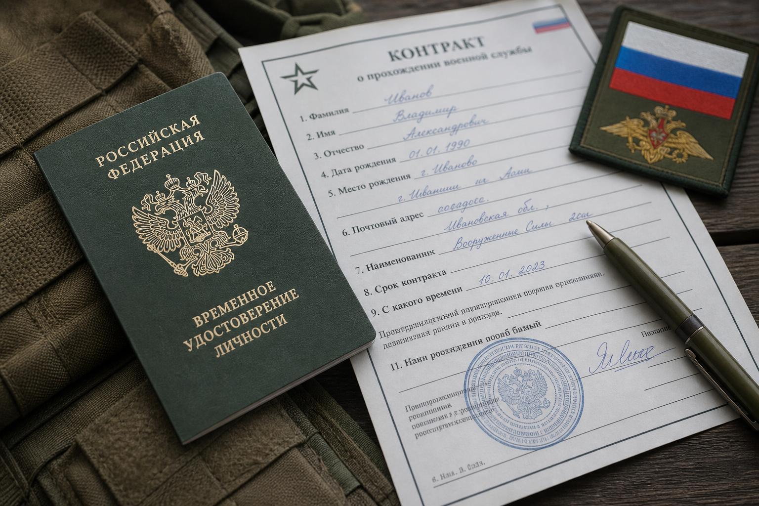 Временное удостоверение личности и военный контракт: примут ли документ и что важно проверить заранее