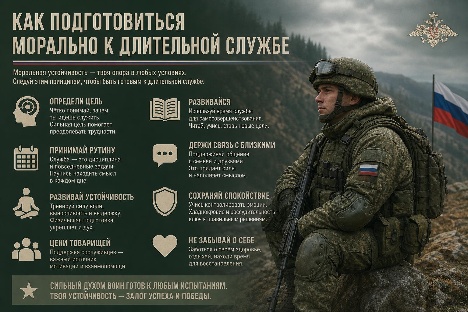 Как подготовиться морально к длительной службе и не сломаться в первые месяцы