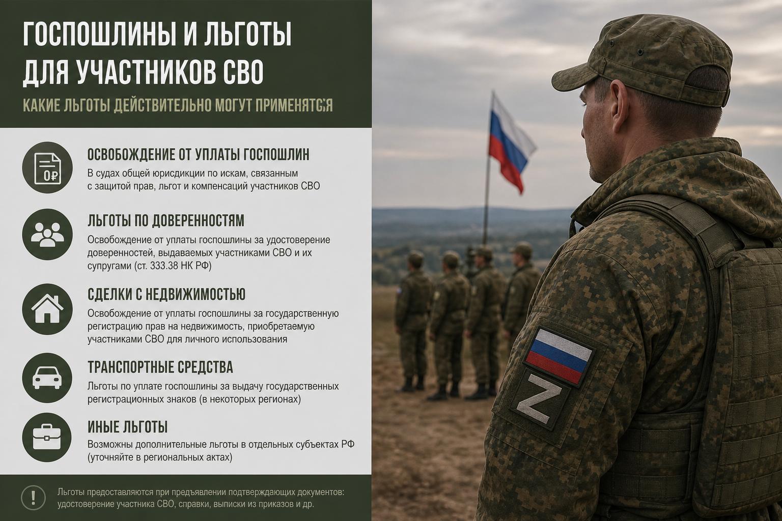 Госпошлины и льготы для участников СВО. Какие льготы действительно могут применяться Госпошлины и льготы для участников СВО. Какие льготы действительно могут применяться