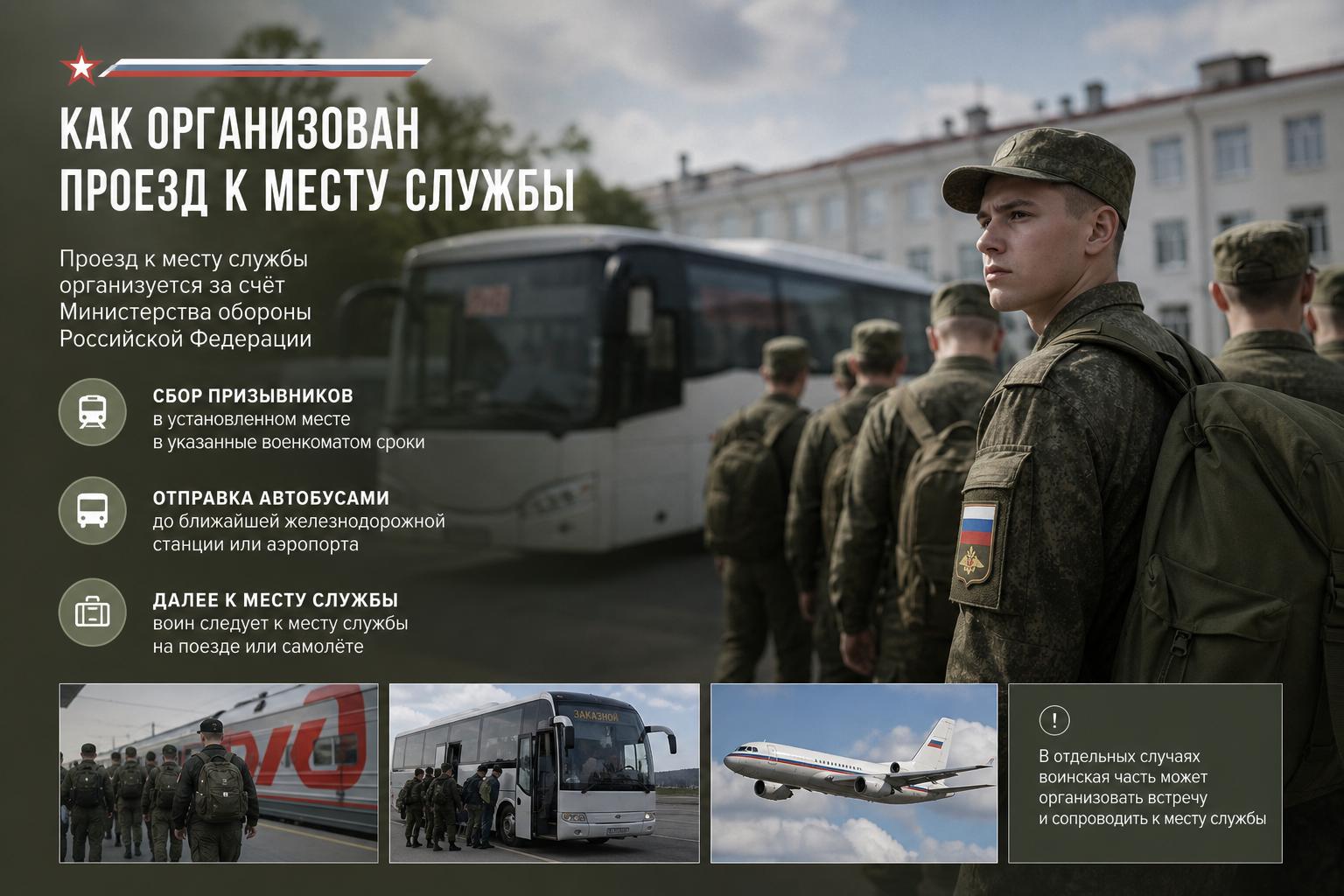 Как организован проезд к месту службы: что важно знать до выезда