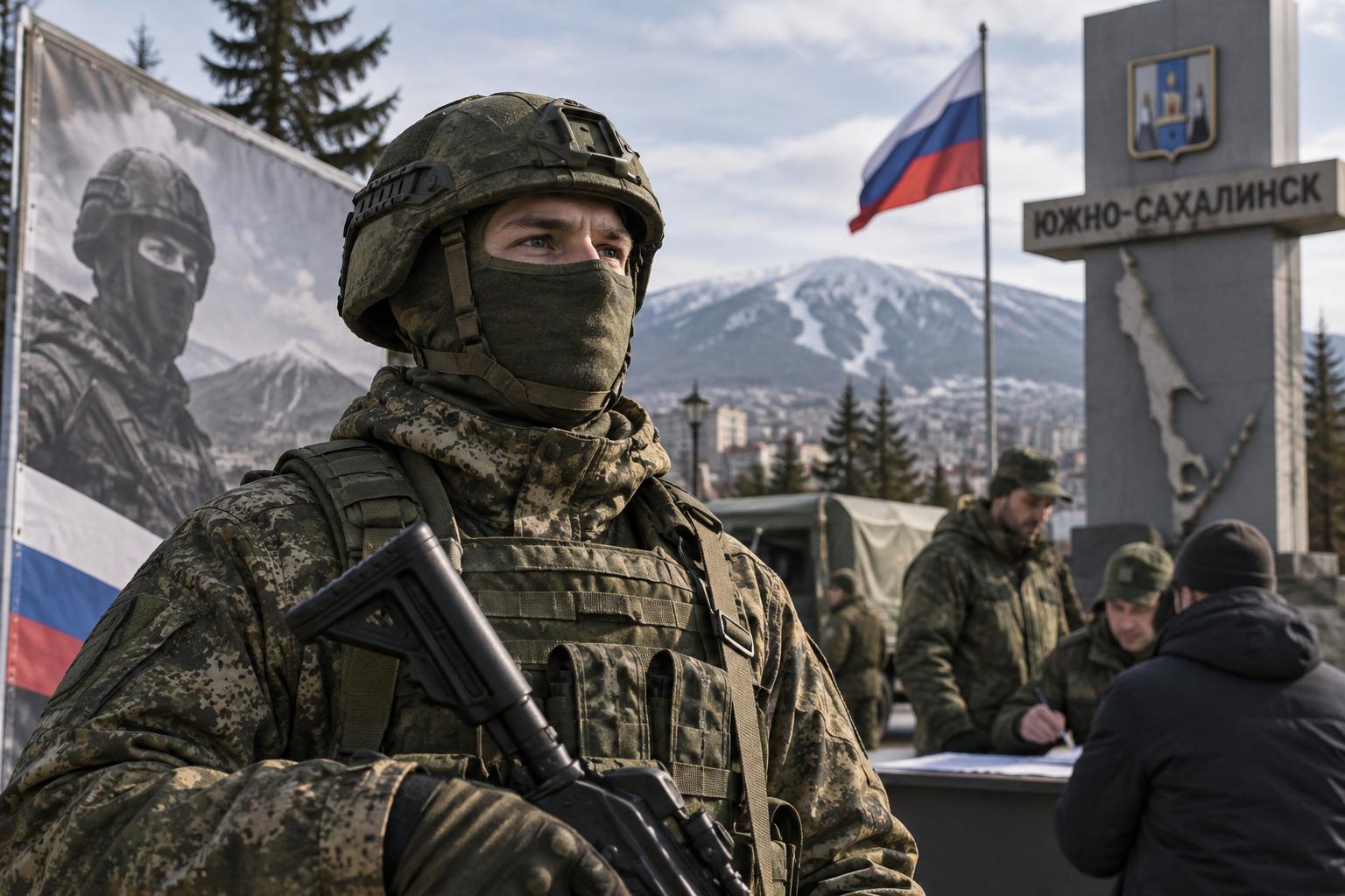 Служба по контракту на СВО в Южно-Сахалинске