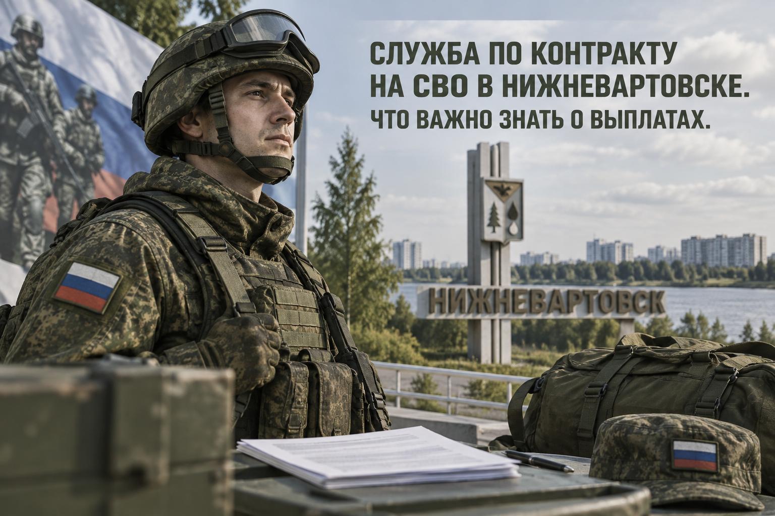 Служба по контракту на СВО в Нижневартовске. Что важно знать о выплатах