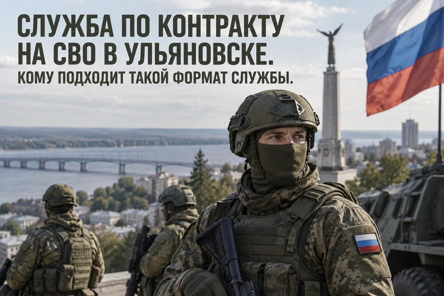 Служба по контракту на СВО в Ульяновске. Кому подходит такой формат службы Служба по контракту на СВО в Ульяновске. Кому подходит такой формат службы