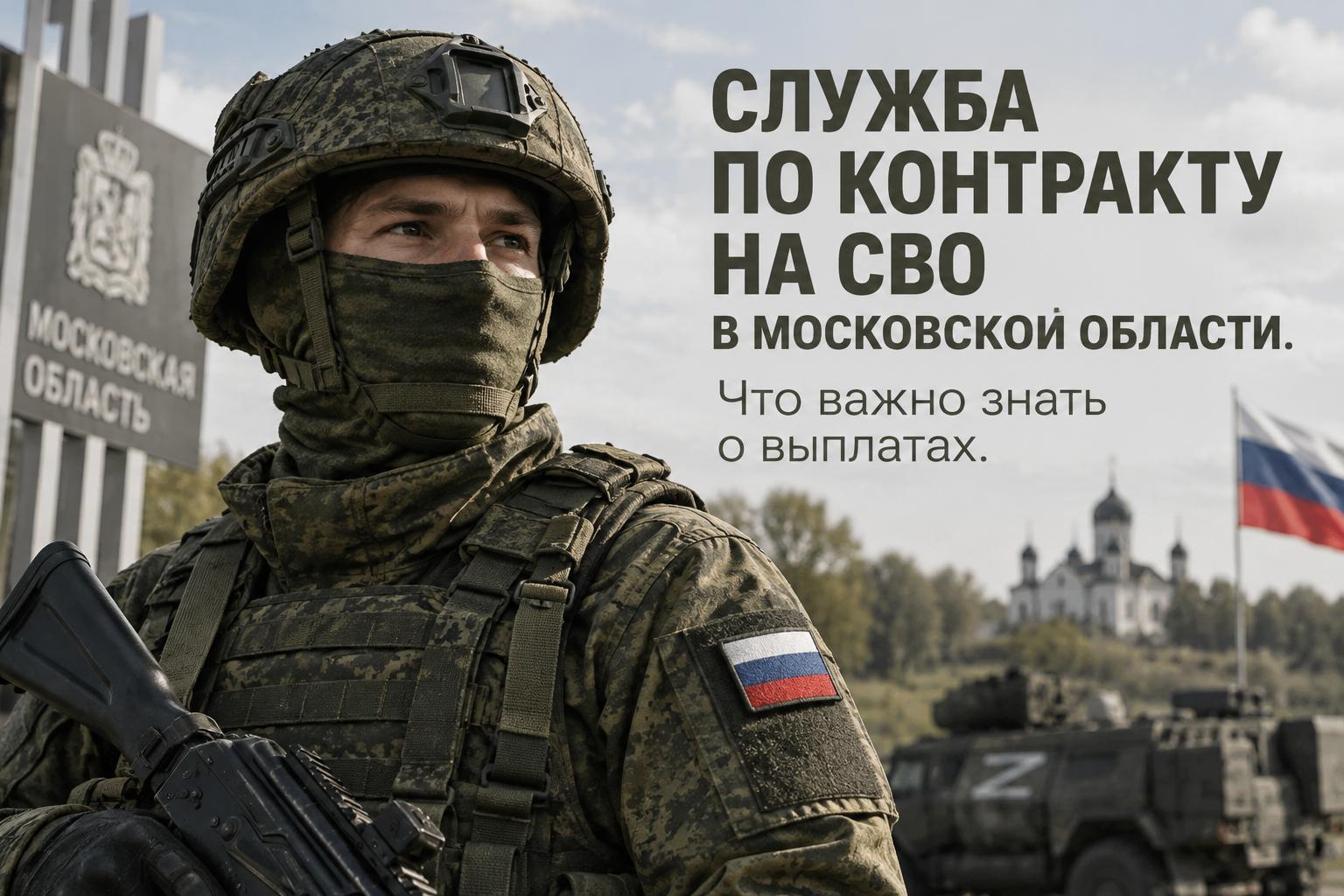 Служба по контракту на СВО в Московской области. Что важно знать о выплатах Служба по контракту на СВО в Московской области. Что важно знать о выплатах