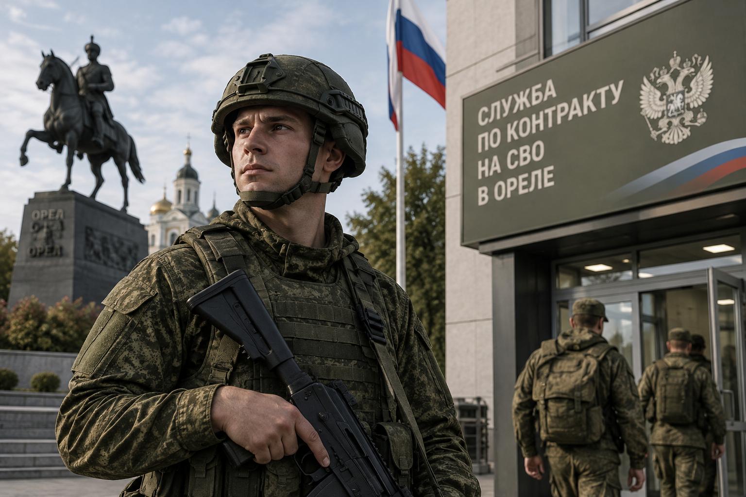 Служба по контракту на СВО в Орле