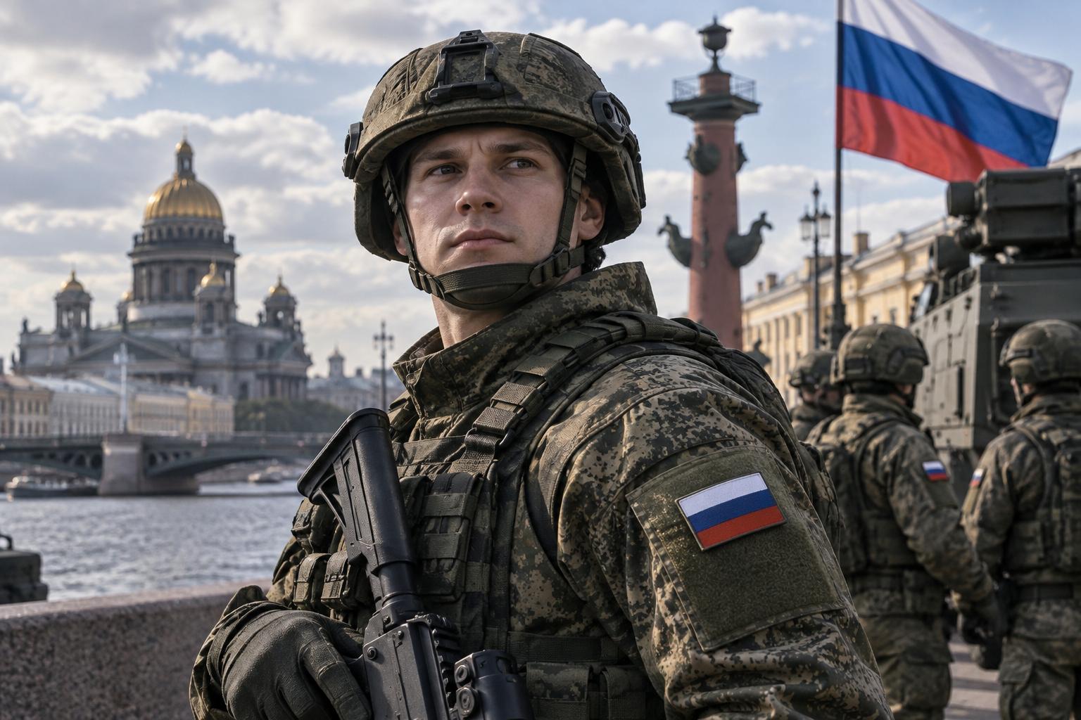Служба по контракту на СВО в Петербурге