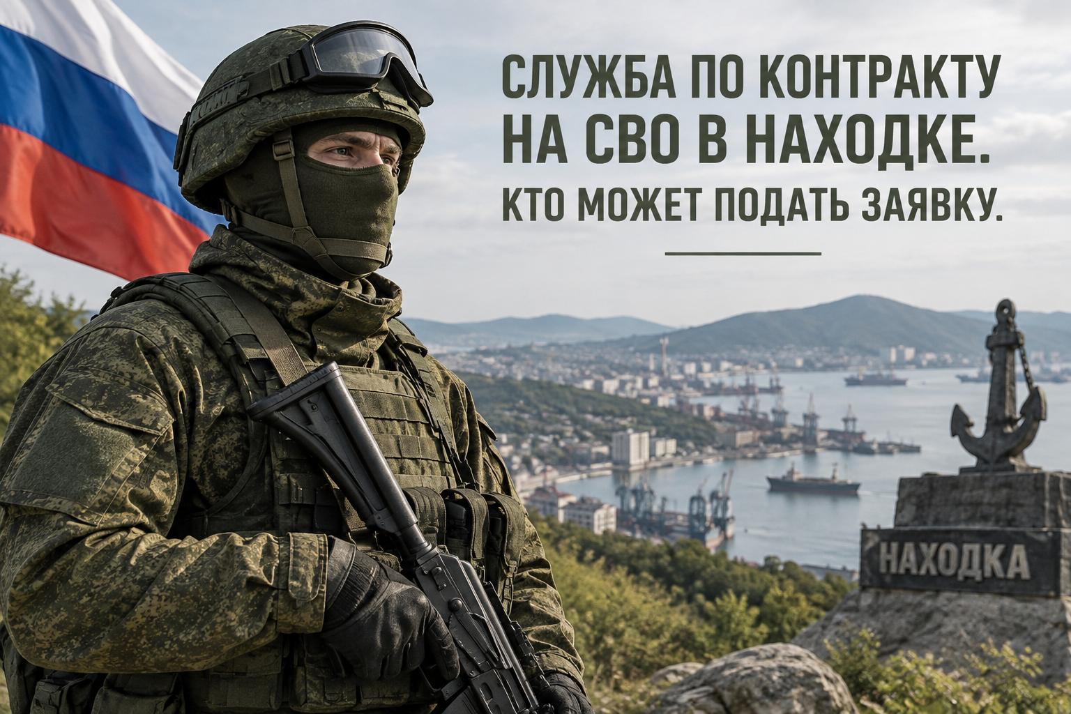 Служба по контракту на СВО в Находке. Кто может подать заявку Служба по контракту на СВО в Находке. Кто может подать заявку