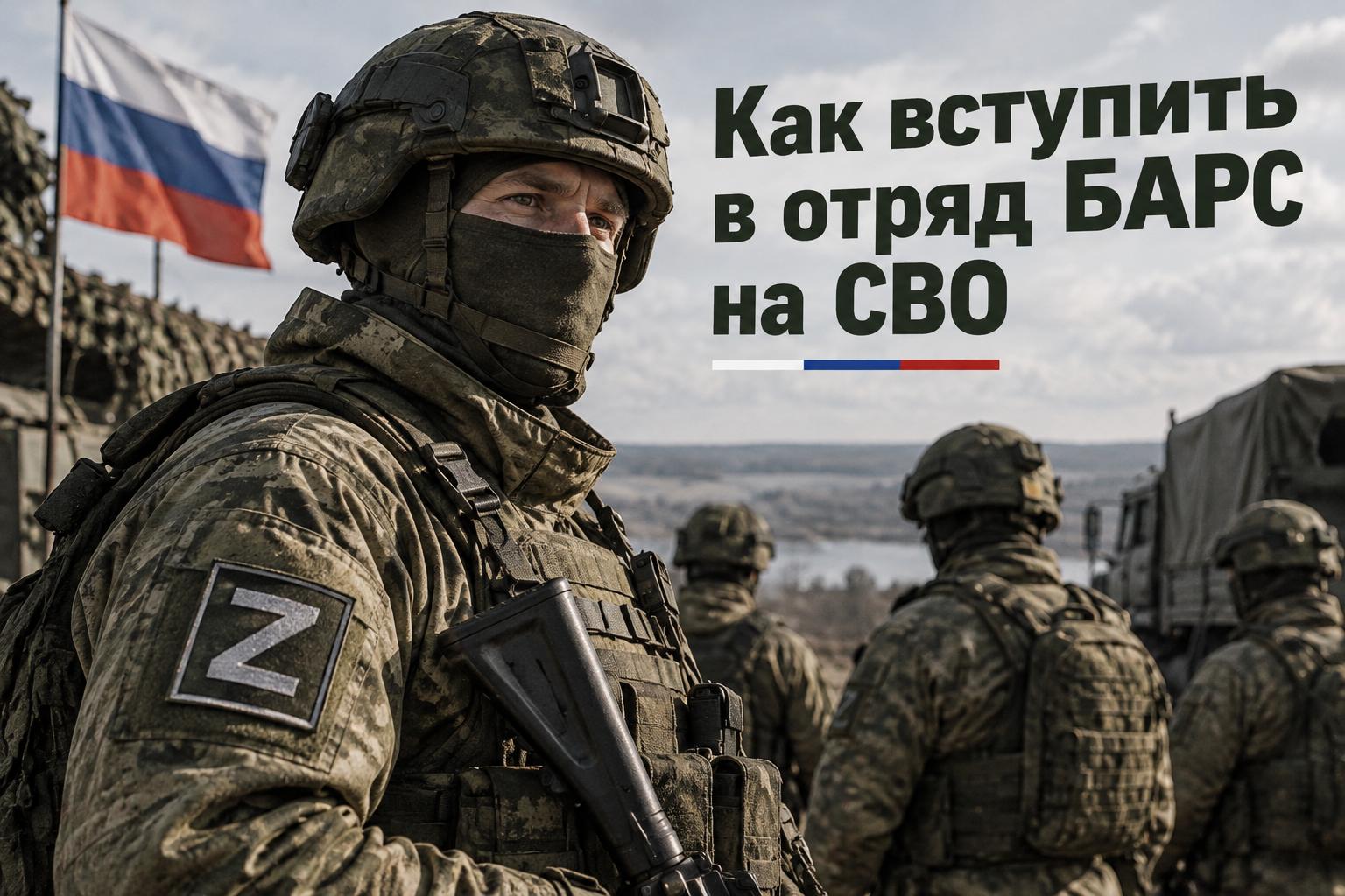 Как вступить в отряд БАРС