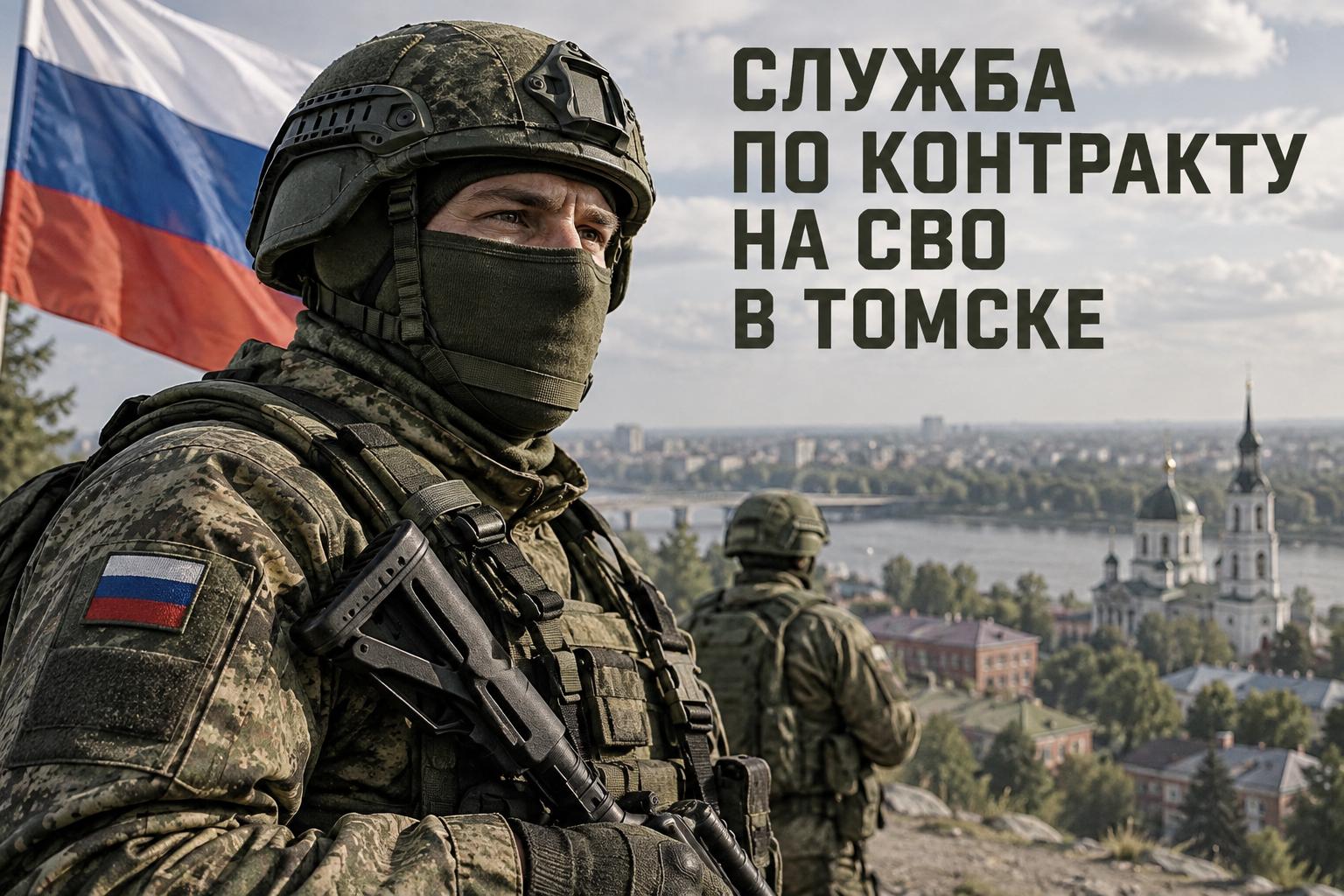 Служба по контракту на СВО в Томске