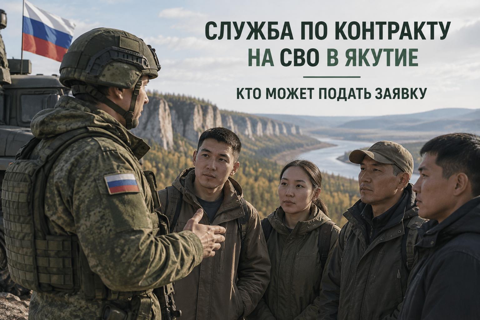 Служба по контракту на СВО в Якутие. Кто может подать заявку