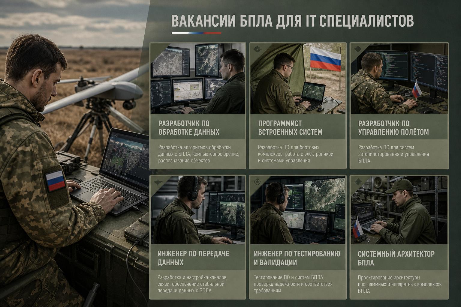 Какие роли в БПЛА подходят IT-специалистам